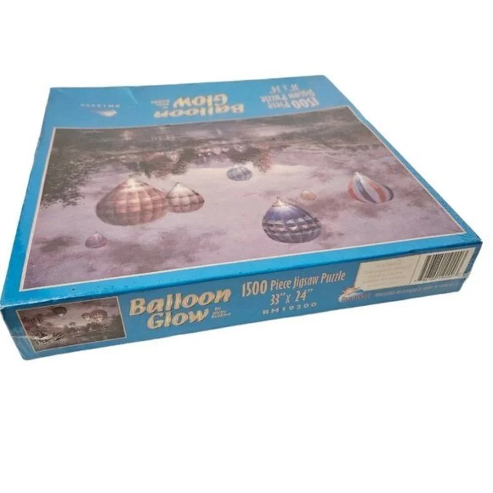 Hot Air Balloon Glow Jigsaw Puzzle 1500 Piece Art By Nicky Boehme New‎ PLS READ
